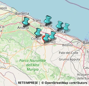 Mappa Via Fiore Tenente Colonnello Michele, 70037 Ruvo di Puglia BA, Italia (11.49105)