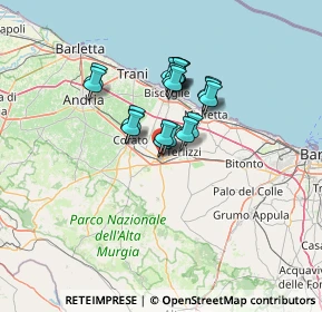 Mappa Via Fiore Tenente Colonnello Michele, 70037 Ruvo di Puglia BA, Italia (9.867)
