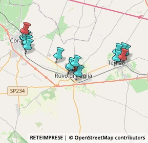 Mappa Via San Francesco d'Assisi, 70037 Ruvo di Puglia BA, Italia (4.19938)