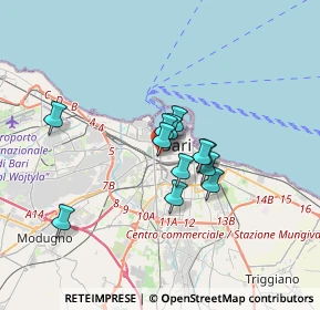 Mappa Via Brigata e Divisione Bari, 70123 Bari BA, Italia (2.52917)