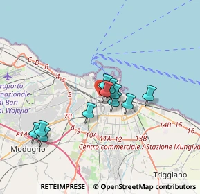 Mappa Via Brigata e Divisione Bari, 70123 Bari BA, Italia (2.99273)