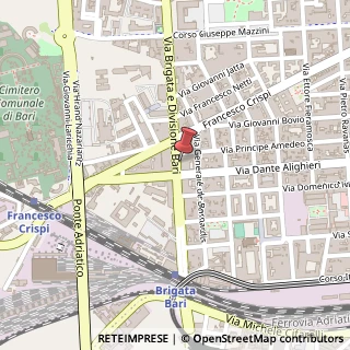 Mappa Via Brigata Bari, 23, 70123 Bari, Bari (Puglia)