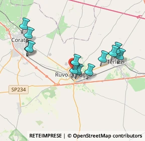 Mappa Via Enrico de Nicola, 70037 Ruvo di Puglia BA, Italia (3.84583)