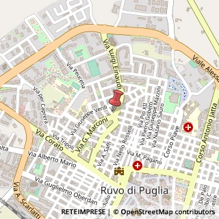 Mappa Via Enrico de Nicola, 10, 70037 Ruvo di Puglia, Bari (Puglia)