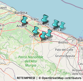 Mappa Via Enrico de Nicola, 70037 Ruvo di Puglia BA, Italia (11.49)