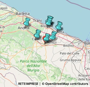 Mappa Via Enrico de Nicola, 70037 Ruvo di Puglia BA, Italia (9.8735)