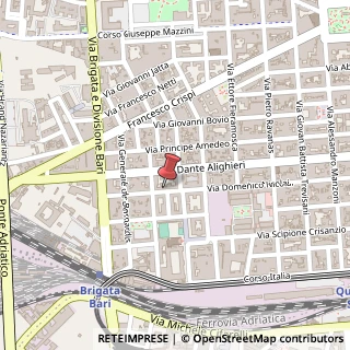 Mappa Via Domenico Nicolai, 407, 70123 Bari, Bari (Puglia)