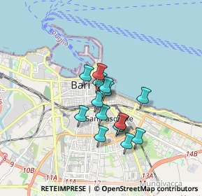 Mappa Camillo Benso, 70121 Bari BA, Italia (1.284)