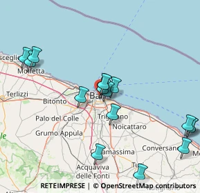 Mappa Camillo Benso, 70121 Bari BA, Italia (18.0975)