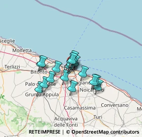 Mappa Camillo Benso, 70121 Bari BA, Italia (9.26)