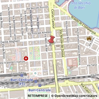Mappa Via Antonio Beatillo, 8, 70121 Bari, Bari (Puglia)