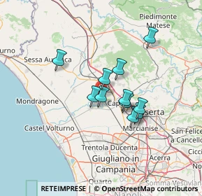 Mappa Via Carluccia, 81043 Capua CE, Italia (10.56545)