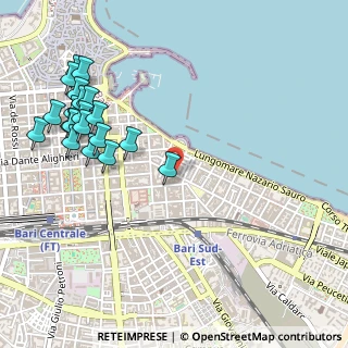 Mappa Via De Vincentiis F.lli Giorgio E Nicola, 70121 Bari BA, Italia (0.6805)