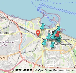 Mappa 70123 Bari BA, Italia (1.73091)