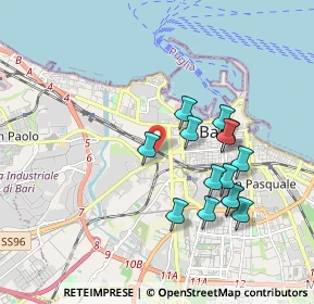 Mappa 70123 Bari BA, Italia (1.85571)