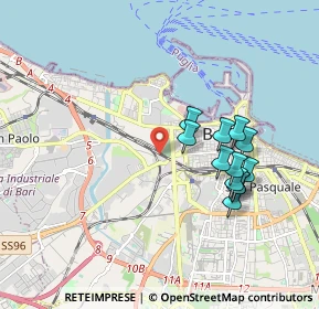 Mappa 70123 Bari BA, Italia (1.84333)