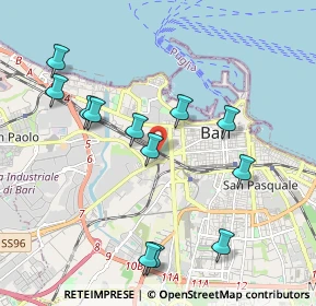 Mappa 70123 Bari BA, Italia (2.19167)
