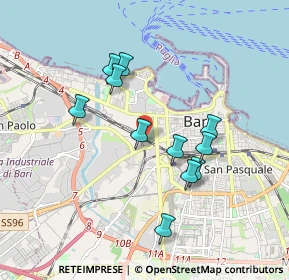 Mappa 70123 Bari BA, Italia (1.74545)