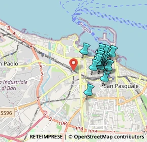 Mappa 70123 Bari BA, Italia (1.508)