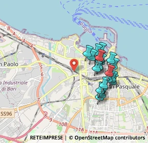 Mappa 70123 Bari BA, Italia (1.715)