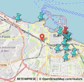 Mappa 70123 Bari BA, Italia (2.4025)