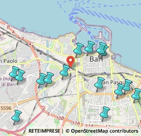 Mappa 70123 Bari BA, Italia (2.602)