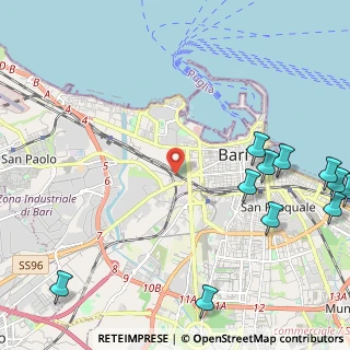 Mappa 70123 Bari BA, Italia (3.39455)