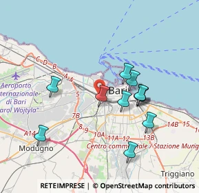 Mappa 70123 Bari BA, Italia (3.58091)
