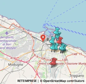 Mappa 70123 Bari BA, Italia (3.46727)