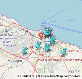 Mappa 70123 Bari BA, Italia (2.53636)