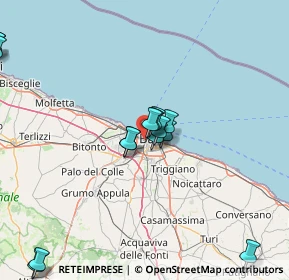 Mappa 70123 Bari BA, Italia (17.89333)