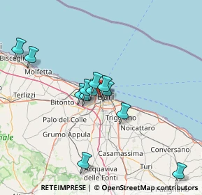 Mappa 70123 Bari BA, Italia (13.52417)