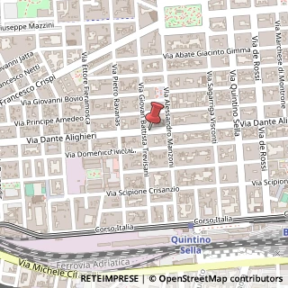 Mappa Via Dante Alighieri,  329, 70122 Bari, Bari (Puglia)