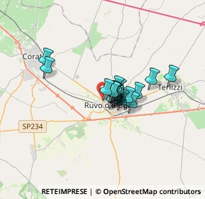 Mappa Via Amendola Giorgio, 70037 Ruvo di Puglia BA, Italia (1.9135)