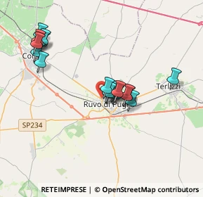 Mappa Via Amendola Giorgio, 70037 Ruvo di Puglia BA, Italia (3.60471)