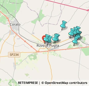 Mappa Via Amendola Giorgio, 70037 Ruvo di Puglia BA, Italia (3.86273)