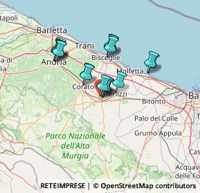 Mappa Via Amendola Giorgio, 70037 Ruvo di Puglia BA, Italia (11.30118)