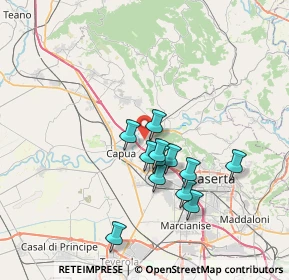 Mappa Via Casa Cerere, 81043 Capua CE, Italia (6.45167)