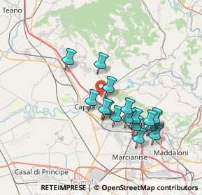 Mappa Via Casa Cerere, 81043 Capua CE, Italia (6.87882)