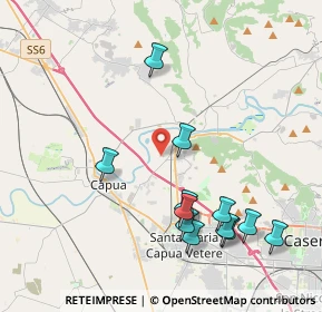 Mappa Via Casa Cerere, 81043 Capua CE, Italia (4.6675)