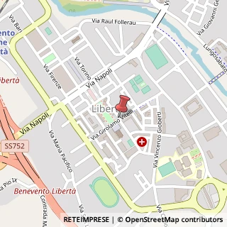 Mappa Via Girolamo Vitelli,  142, 82100 Benevento, Benevento (Campania)