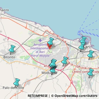 Mappa Via Francesco Eugenio Silvestri, 70100 Bari BA, Italia (5.49167)