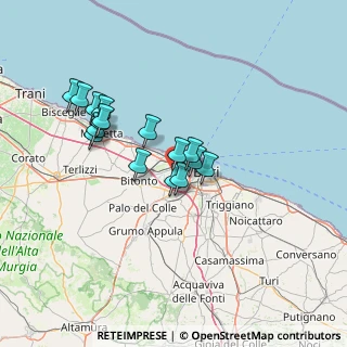 Mappa Via Francesco Eugenio Silvestri, 70100 Bari BA, Italia (12.5725)