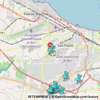 Mappa Via Francesco Eugenio Silvestri, 70100 Bari BA, Italia (3.79545)