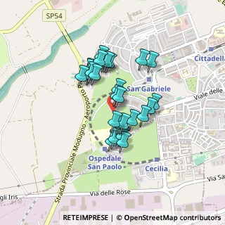 Mappa Via Francesco Eugenio Silvestri, 70100 Bari BA, Italia (0.34444)