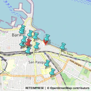 Mappa Via Dalmazia, 70124 Bari BA, Italia (1.02067)