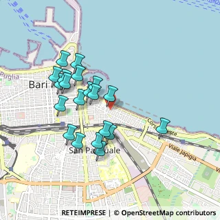 Mappa Via Dalmazia, 70124 Bari BA, Italia (0.912)