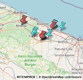 Mappa VICO F. CARRABA, 70037 Ruvo di Puglia BA, Italia (9.29188)