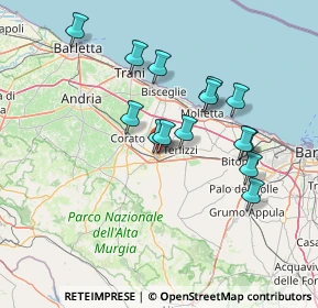 Mappa VICO F. CARRABA, 70037 Ruvo di Puglia BA, Italia (13.73357)