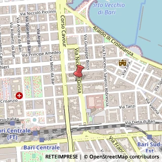 Mappa Via Marcello Celentano, 32, 70121 Turi, Bari (Puglia)